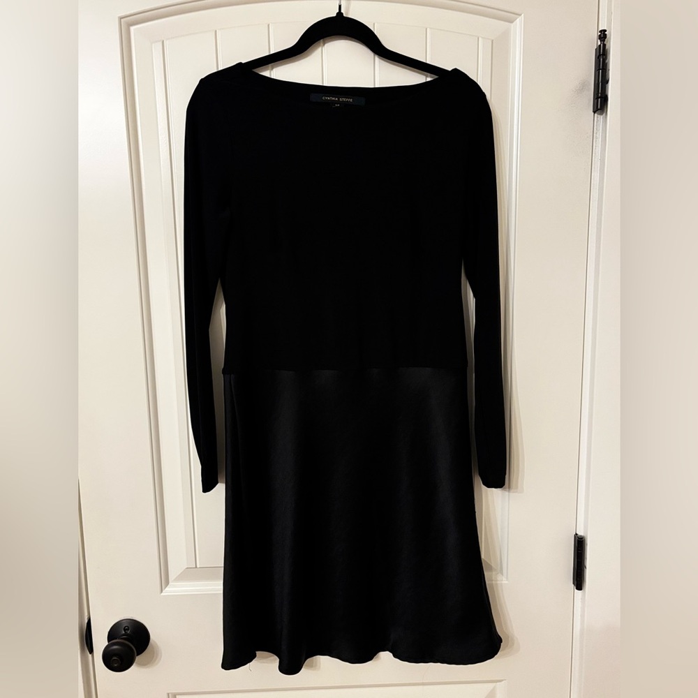 Cynthia Steffe Black Long Sleeve Dress